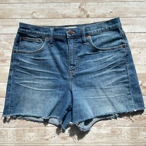 Madewell High Rise Denim Short